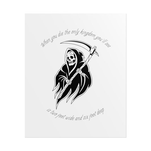 House of Wolves Reaper Bring Me The Horizon BMTH Inspired Lyric Quote Print