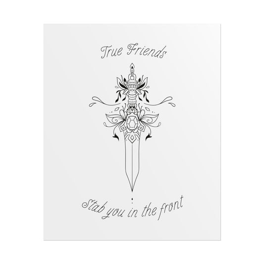 True Friends BMTH Inspired Lyric Quote Print