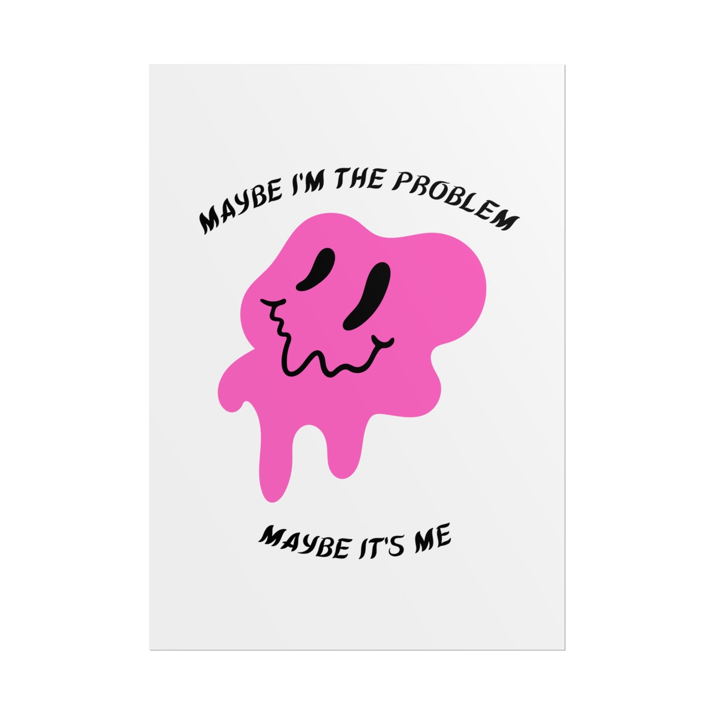 Problematic Melting Face - Foxglove Boston Manor Inspired Lyric Quote Print