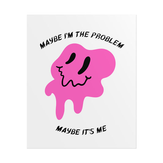 Problematic Melting Face - Foxglove Boston Manor Inspired Lyric Quote Print