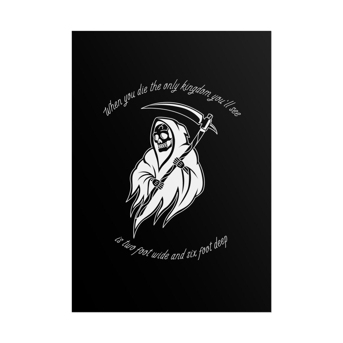 House of Wolves Reaper Bring Me The Horizon BMTH Inspired Lyric Quote Print