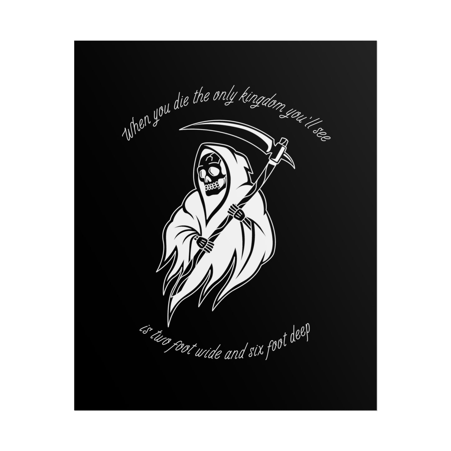 House of Wolves Reaper Bring Me The Horizon BMTH Inspired Lyric Quote Print