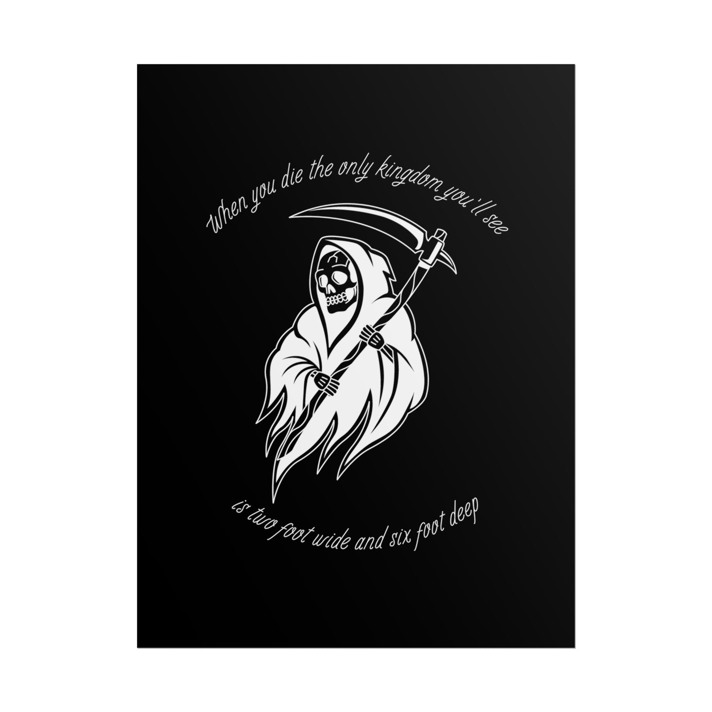 House of Wolves Reaper Bring Me The Horizon BMTH Inspired Lyric Quote Print