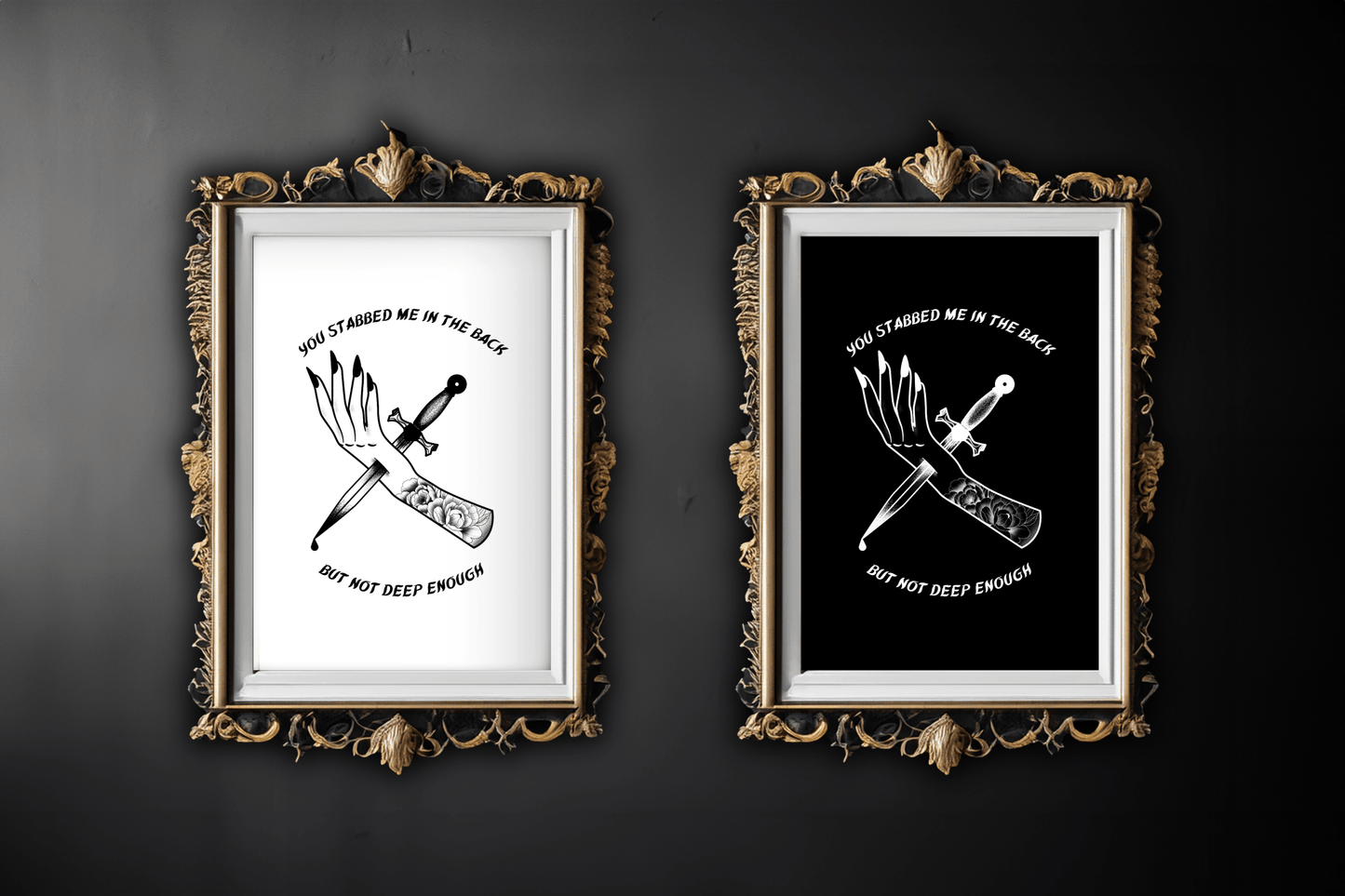 Bad Omens Glass Houses Inspired Lyric Quote Print - Poster - Rebel Alchemy