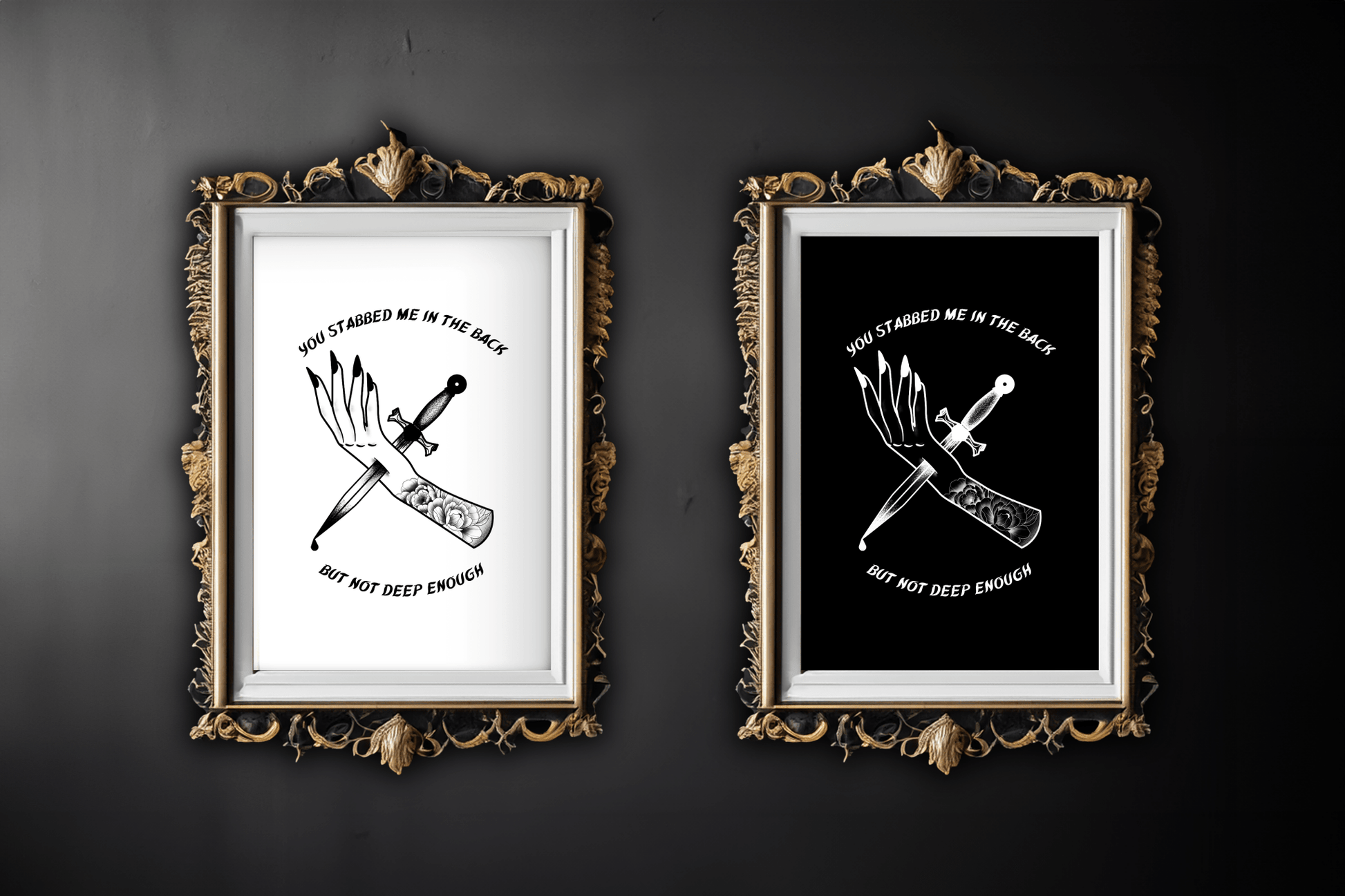 Bad Omens Glass Houses Inspired Lyric Quote Print - Poster - Rebel Alchemy