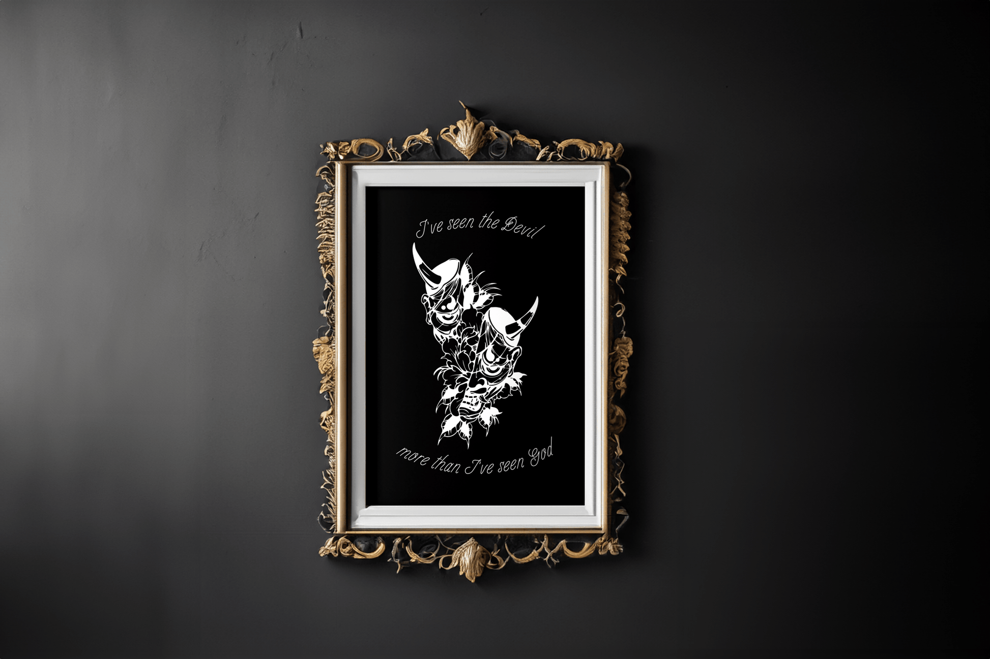 Bad Omens Glass Houses Inspired Lyric Quote Print - Poster - Rebel Alchemy