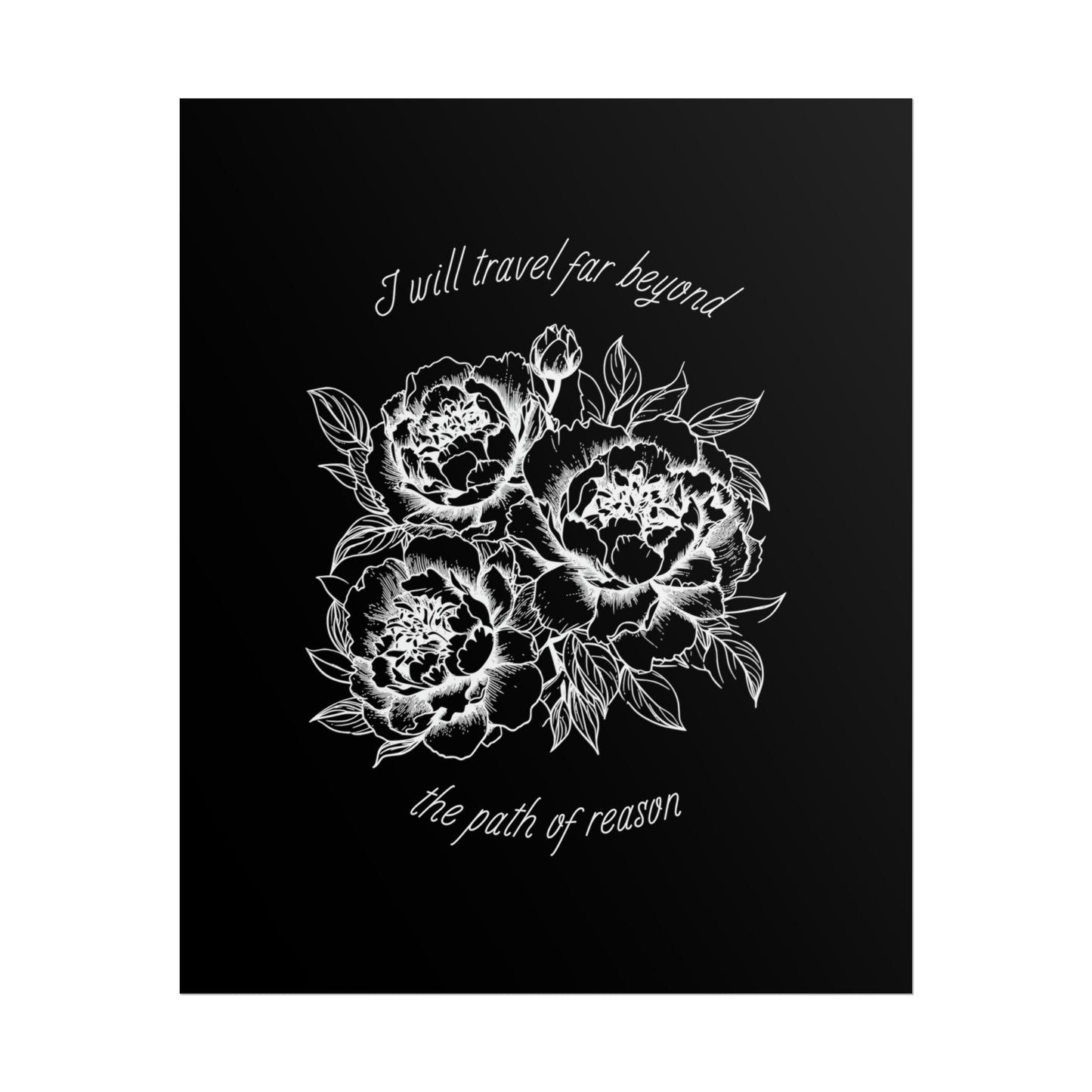 Take Me Back To Eden TMBTE Peony Inspired Lyric Quote Print