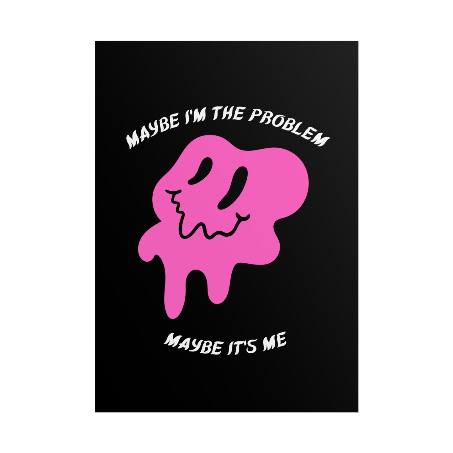 Problematic Melting Face - Foxglove Boston Manor Inspired Lyric Quote Print