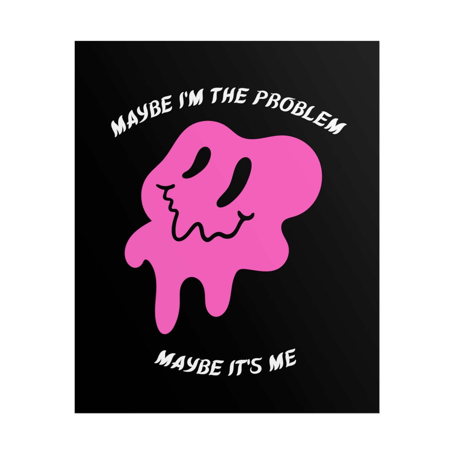 Problematic Melting Face - Foxglove Boston Manor Inspired Lyric Quote Print