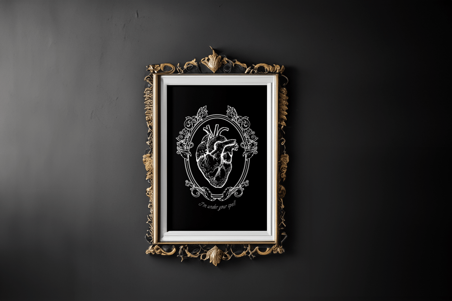 Framed Heart BMTH Follow You Lyric Quote Print - Poster - Rebel Alchemy