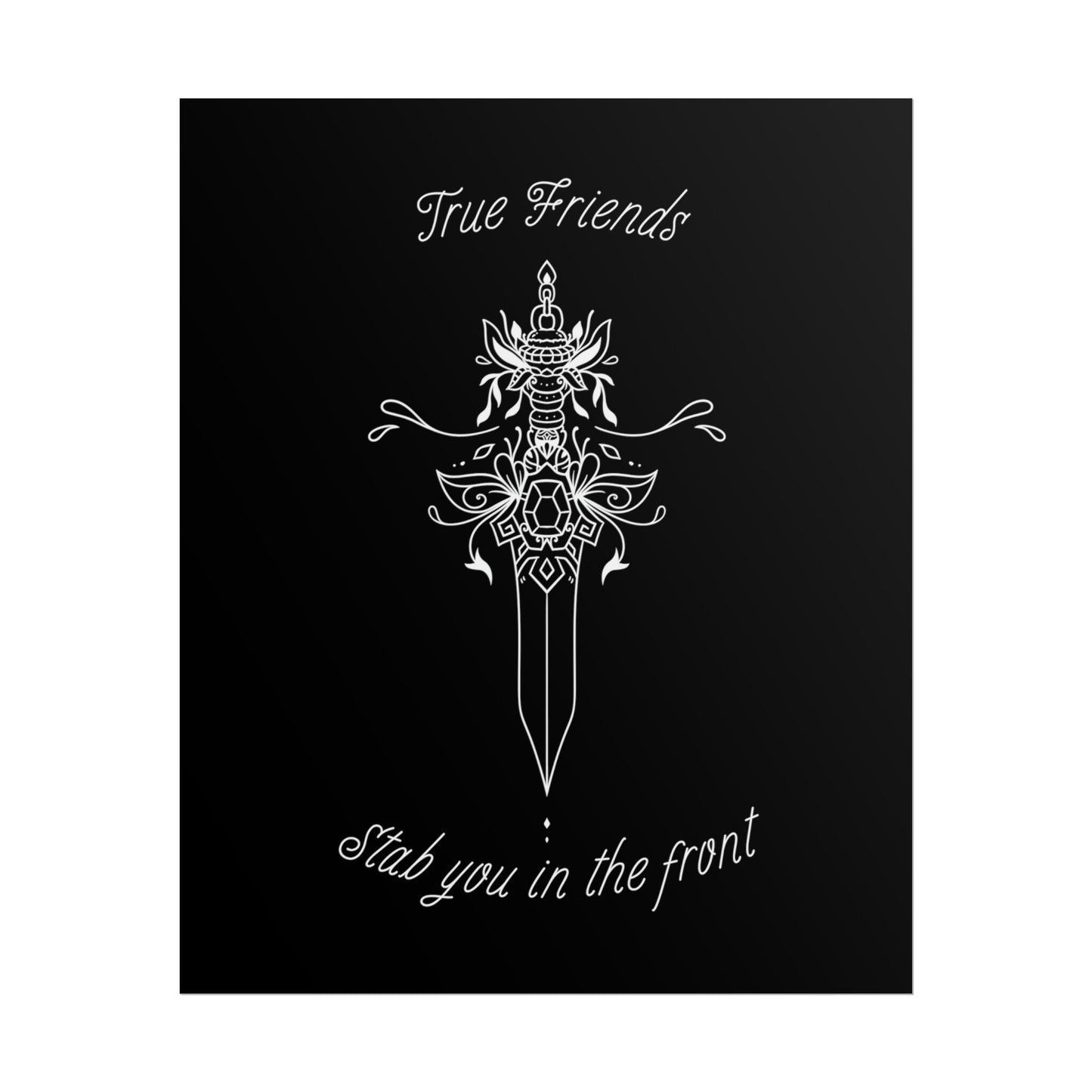 True Friends BMTH Inspired Lyric Quote Print