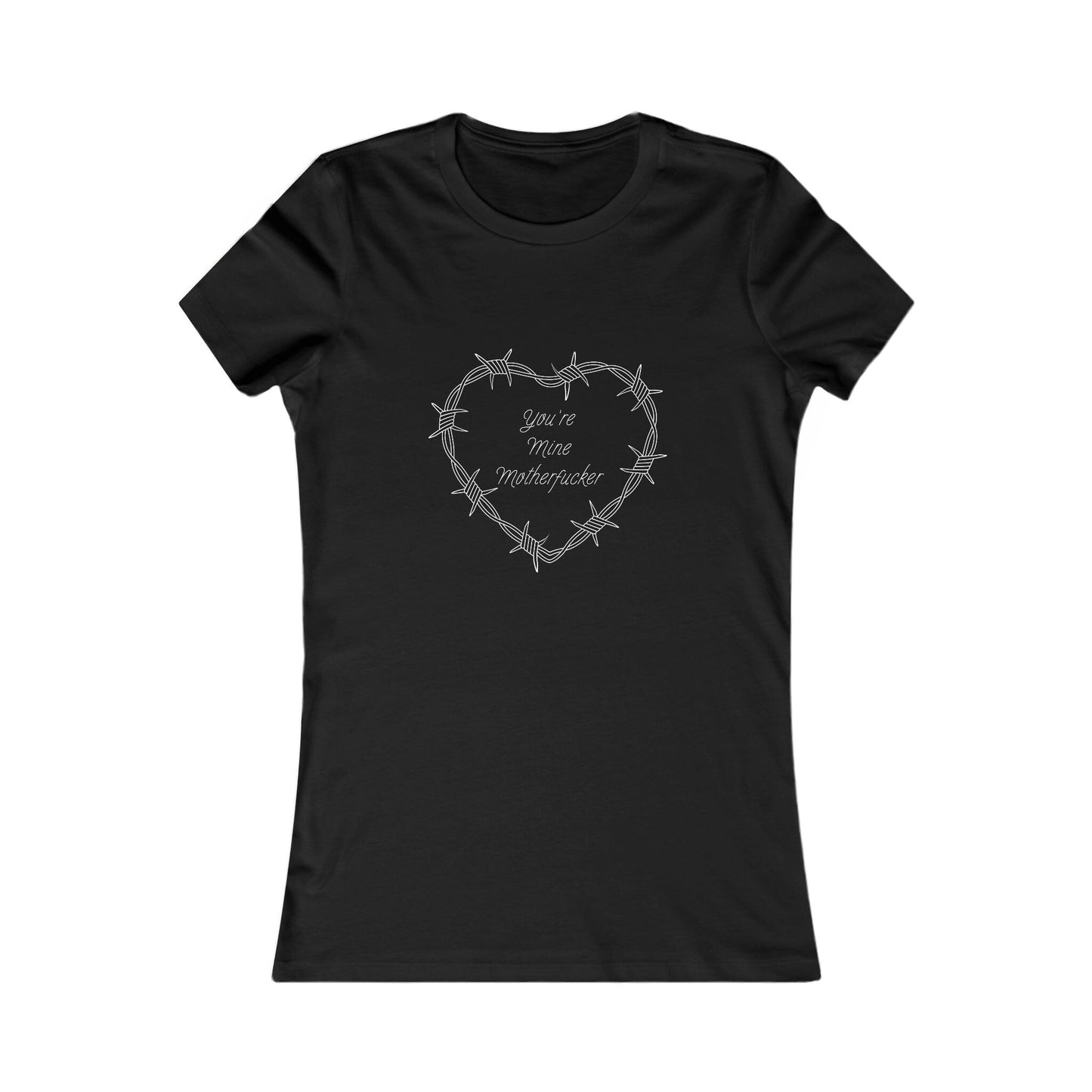 Motionless In White MIW Soft Barbed Wire Heart Womens Vneck Tshirt - T - Shirt - Rebel Alchemy