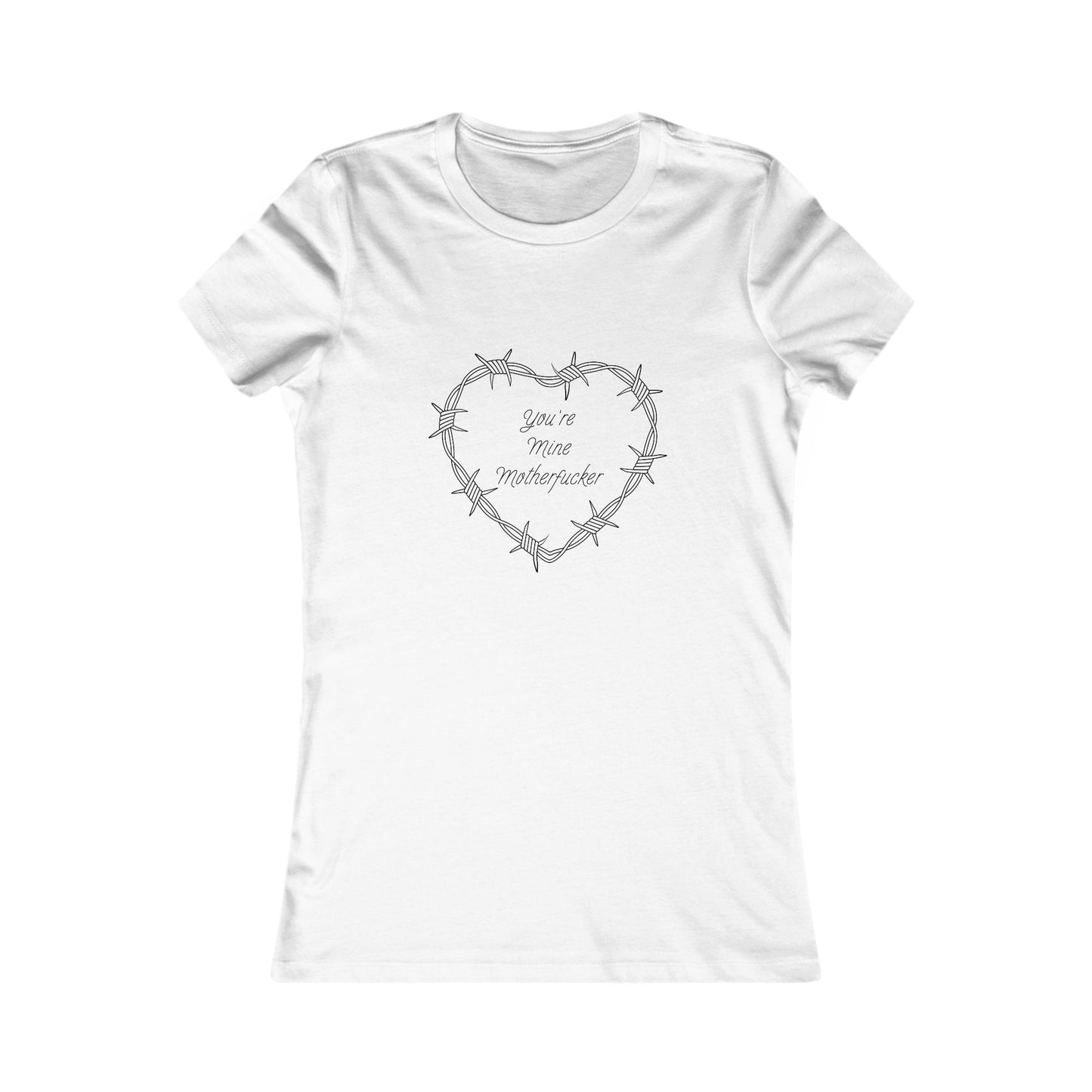 Motionless In White MIW Soft Barbed Wire Heart Womens Vneck Tshirt - T - Shirt - Rebel Alchemy